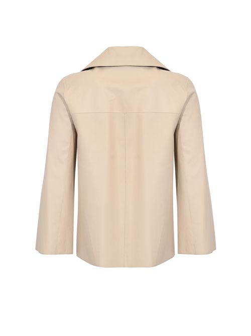 Giubbino Gaia in pelle Crema LEATHER AUTHORITY | GAIA016